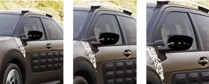 2 Piece Gloss Black Side View Mirror Covers for Citroen Cactus (2014-2017)
