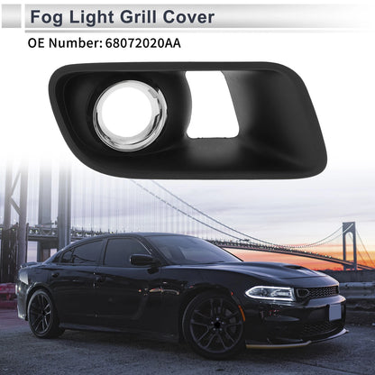 1 Pc Front Right Fog Light Grill for Dodge Charger (2012-2014)