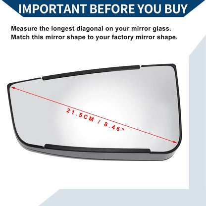 Mirror Glass Replacement for Chevy Lower Left Side