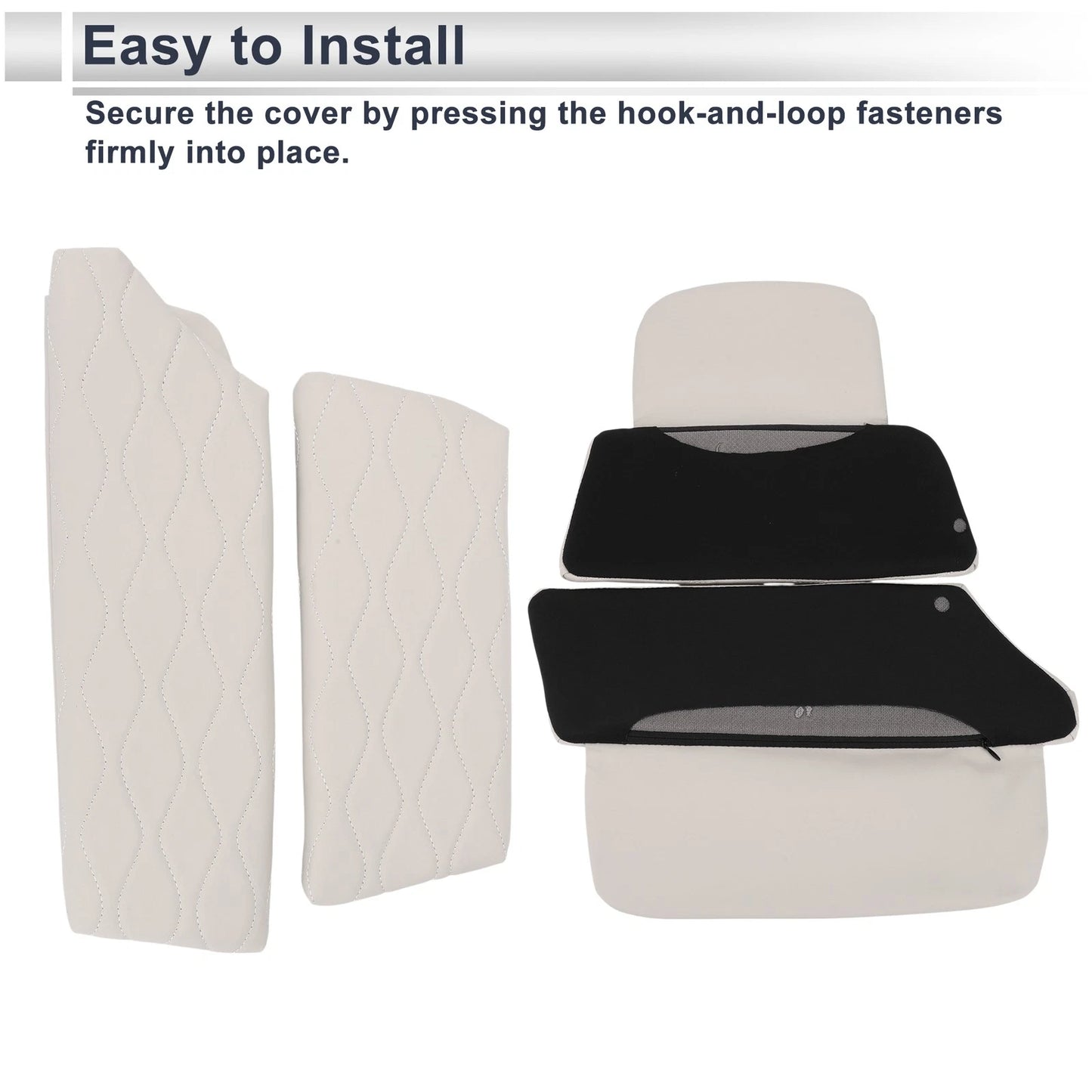 Car Center Console Cover for BMW 5 Series (2011-2017) - White Storage Bag 1 Set