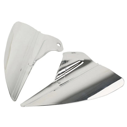 Chrome Saddle Shield Heat Deflectors for Harley Touring Road King (2009-2023)