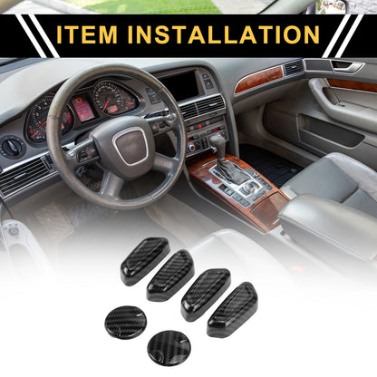 Carbon Fiber Seat Adjustment Knob Cover for Ford F-150 (2015-2024)