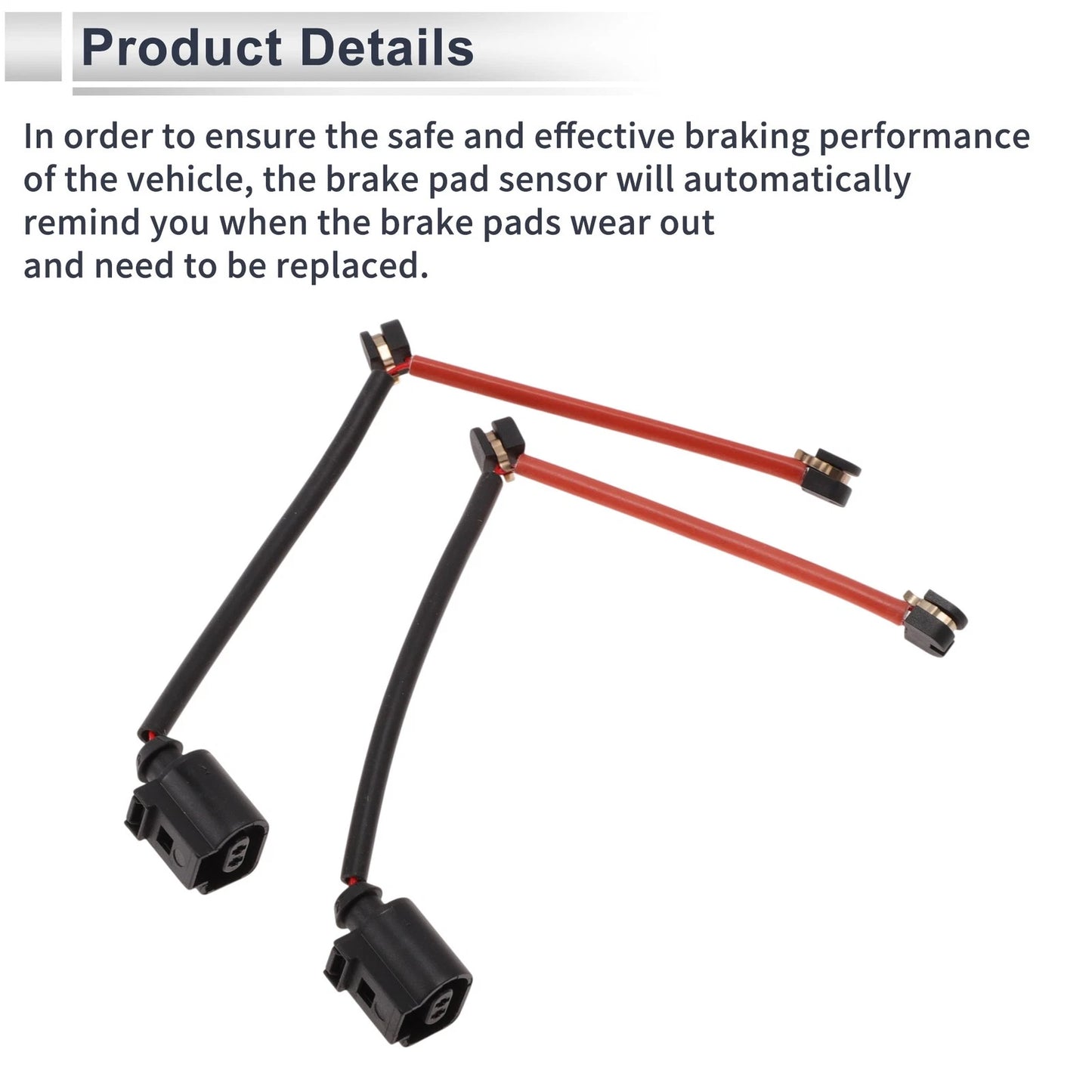 Rear wheel Brake Pad Wear Sensor for Porsche Cayenne (2011 - 2018)