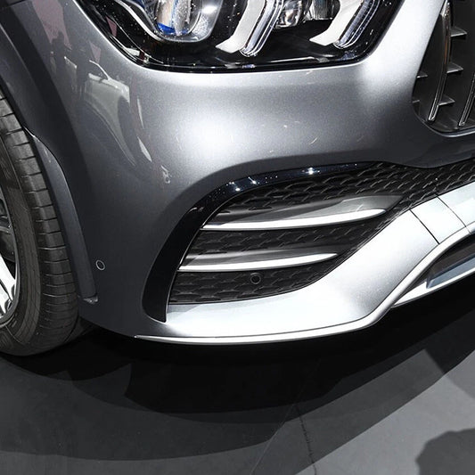 2 x Gloss Front Spoiler Air Vent Trim for Mercedes AMG GLE (2020-2023)