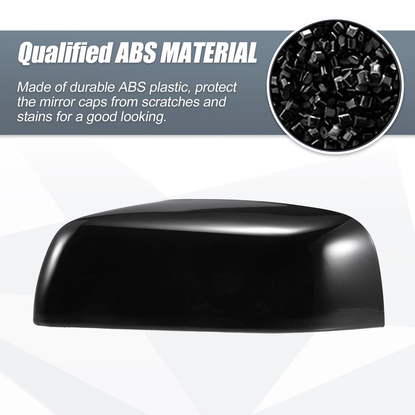Left Side Mirror Cover Cap Black for Land Rover Range Rover Sport (2006-2013)