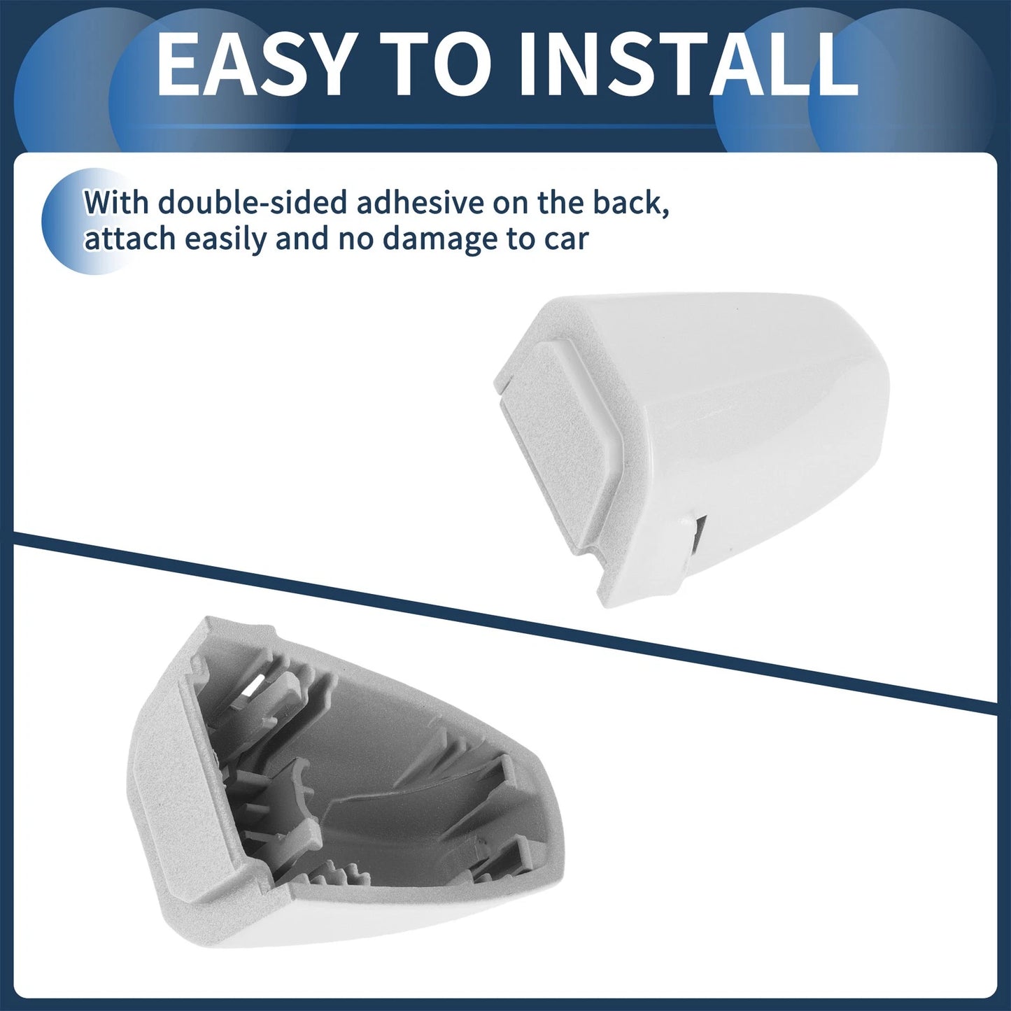 Front Left Door Handle Cover for BMW X1 X2 X5 (2015-2018) - White 1 x Pc