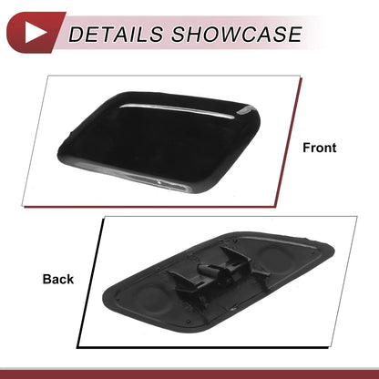 Front Left Washer Nozzle Cover for Honda Odyssey (2009-2014) Black 1 x Cap