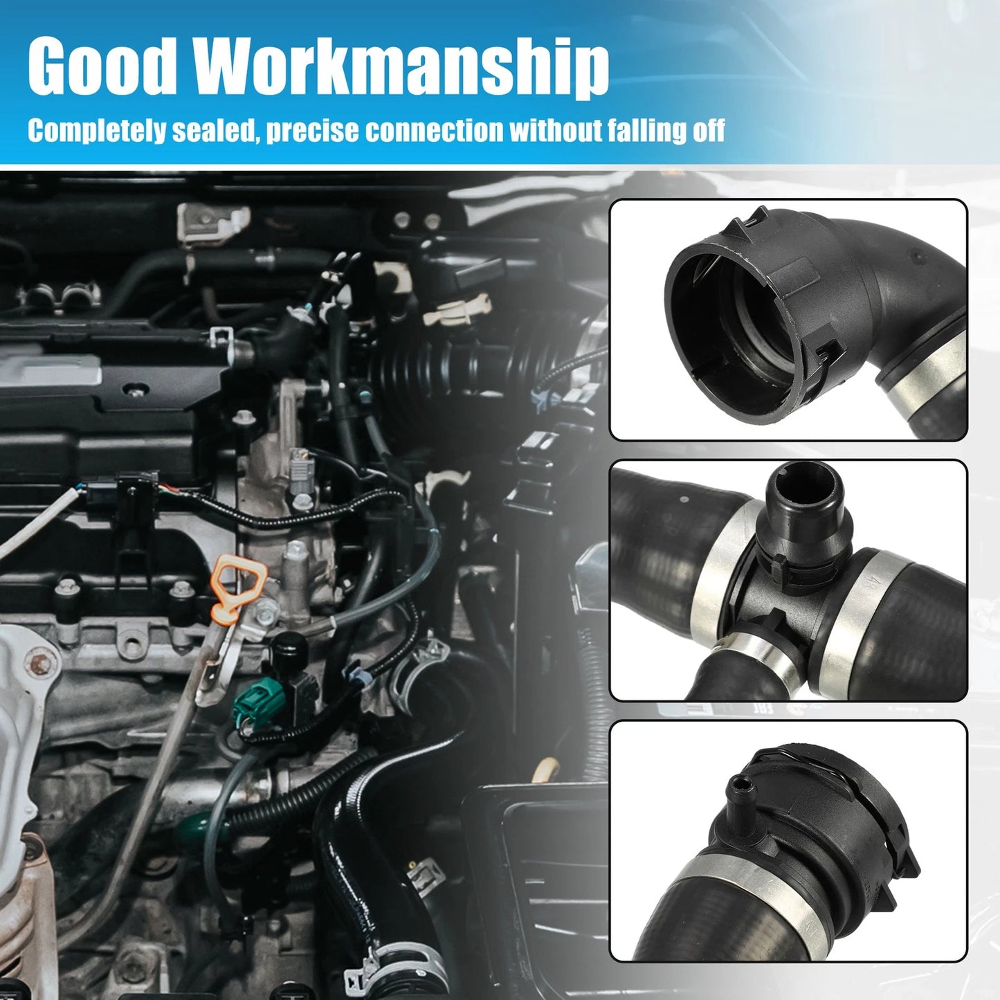 Engine Cooler Pipe Hose for BMW 118i, 120i (2012-2013, 2006-2012)