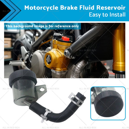 Rear Brake Clutch Master Cylinder Fluid Reservoir for Universal Motorcycle