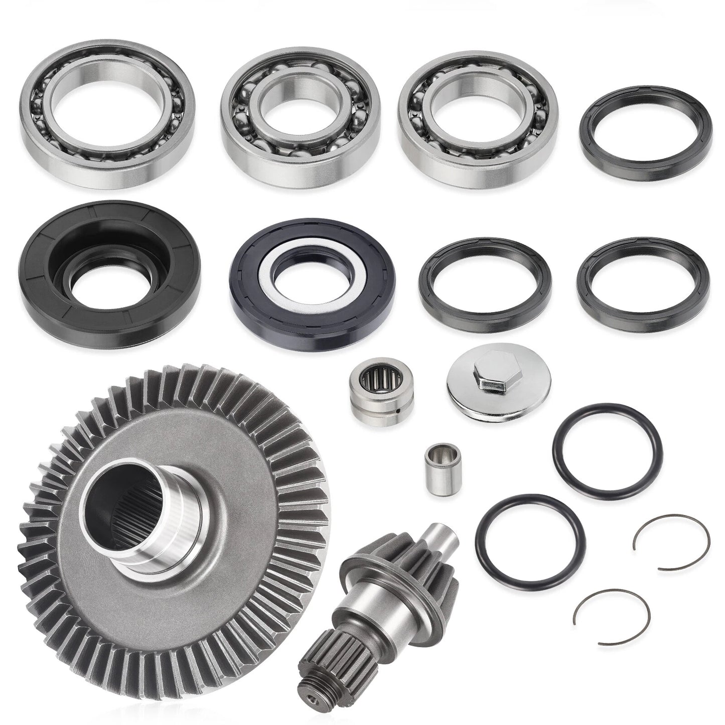 Rear Differential Pinion Ring Gear Bearings Kit for Honda TRX250/Recon 250