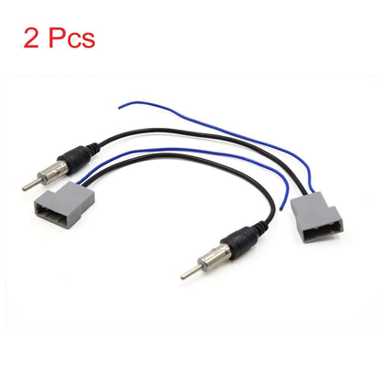 Black Blue FM Radio Stereo Antenna Adapter Cable for Honda