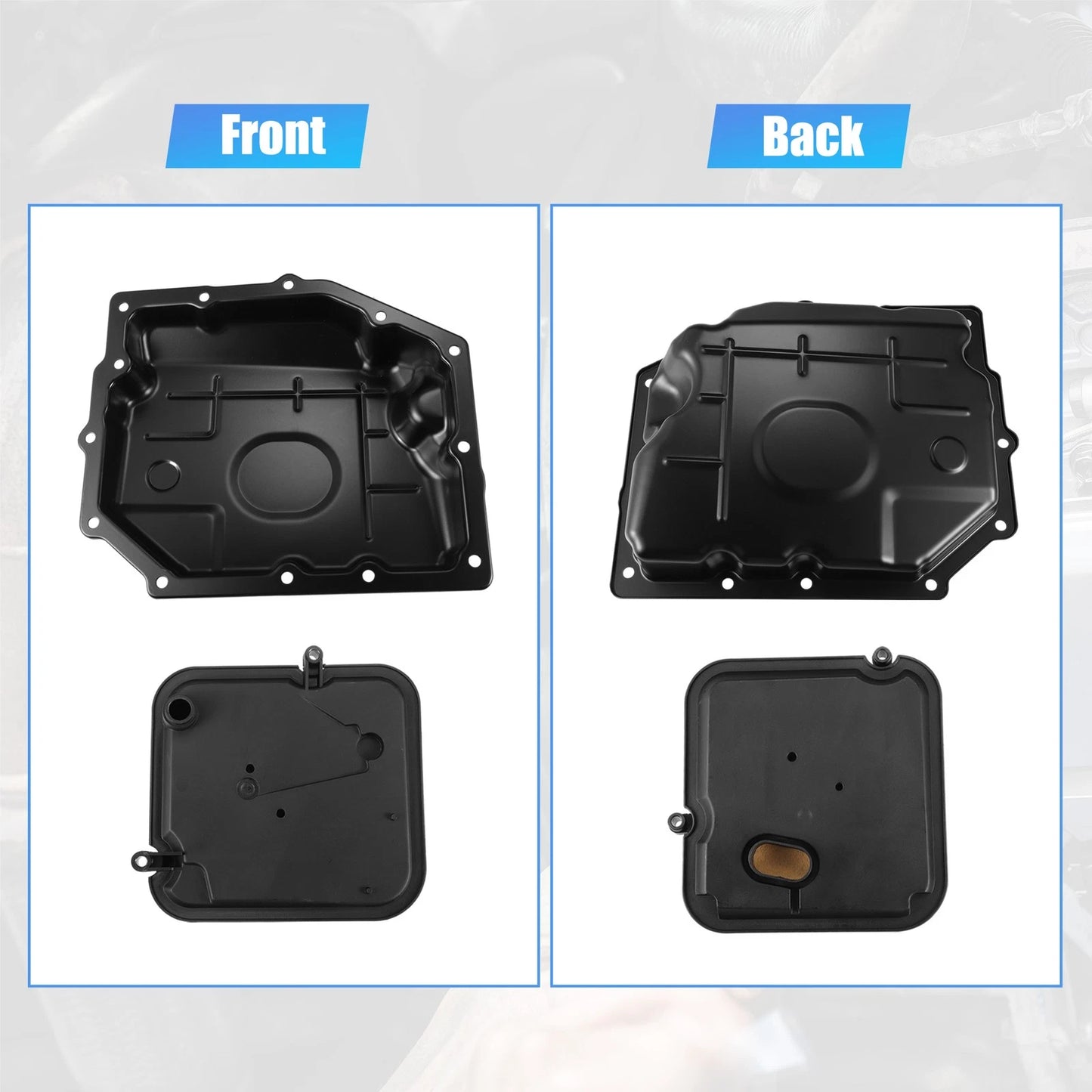 1 x Set Transmission Oil Pan with Filter and Gasket for Chrysler