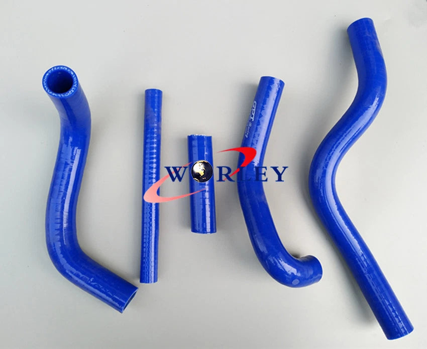 Silicone Radiator Hose for Suzuki RM125 1989-1991 ( Black)