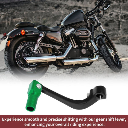 Folding Motorcycle Gear Shifter Lever for Honda CRF110F (2013-2018) Black Green