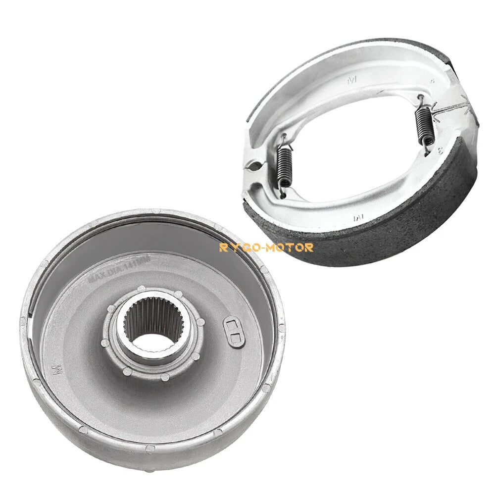 Rear Brake Drum Hub & Shoes for Honda Recon (1997–2023)