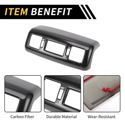 Carbon Fiber Rear Armrest AC Vent Cover for Toyota Tundra (2014-2021)