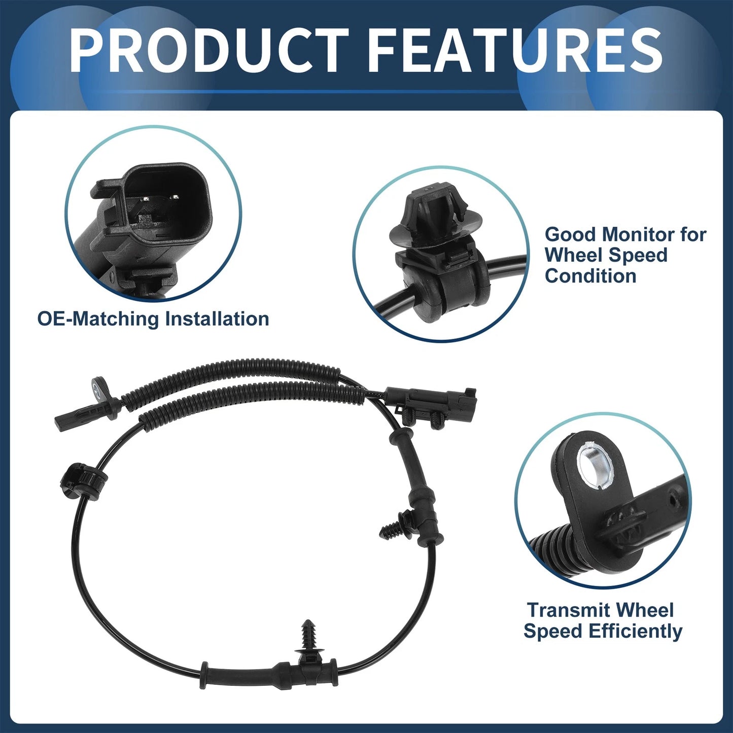 ABS Wheel Speed Sensor for Jeep Grand Cherokee Rear
