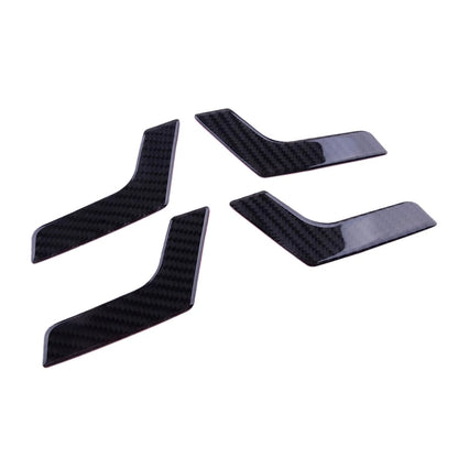 4 x Carbon Fiber Door Handle Cover Stickers for Mercedes-Benz C-Class (2007-2014)