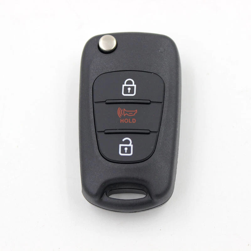 Remote Flip Entry Key Fob Case Shell Uncut Blade Fit For KIA Soul Cerato Rio