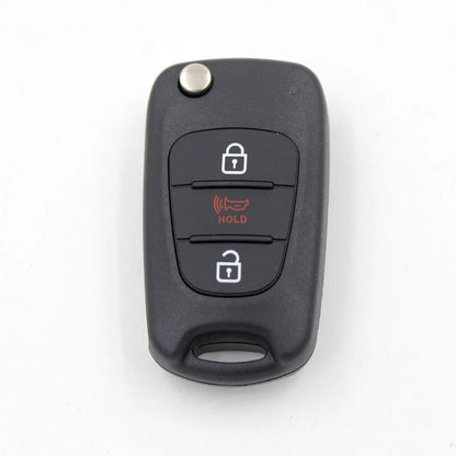 Remote Flip Entry Key Fob Case Shell Uncut Blade Fit For KIA Soul Cerato Rio