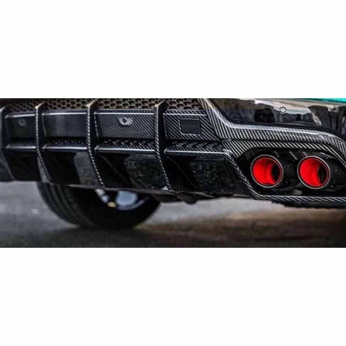 63mm Tail Pipe Tip for Car Exhaust - 2.5 Inlet, 3.5 Inch, Universal Fit