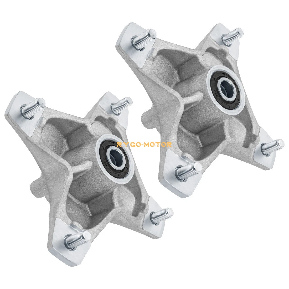 2 x Front Wheel Hubs w/Studs Seals Bearings for Yamaha Raptor 660R 700 YFZ450 450R
