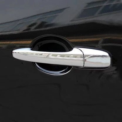 Silver Exterior Door Handle Cover Trim for Ford Mustang (2004-2014)