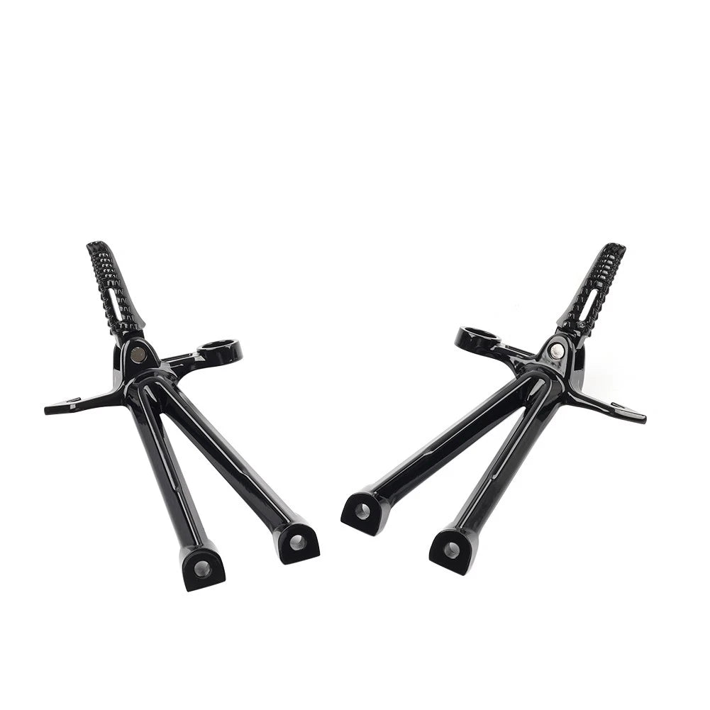 Black Rear Passenger Footrest Bracket for Suzuki GSXR1000 GSX-R 1000 (2007-2008)
