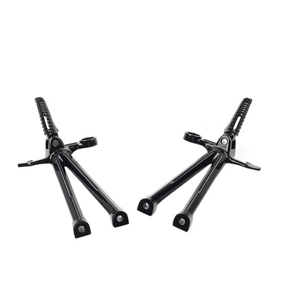 Black Rear Passenger Footrest Bracket for Suzuki GSXR1000 GSX-R 1000 (2007-2008)