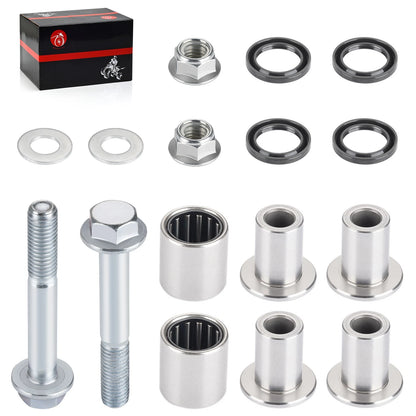 2 x Front Upper A-Arm Bushing & Bolt for Suzuki Quadsport Z400 LTZ400 (2003–2008)