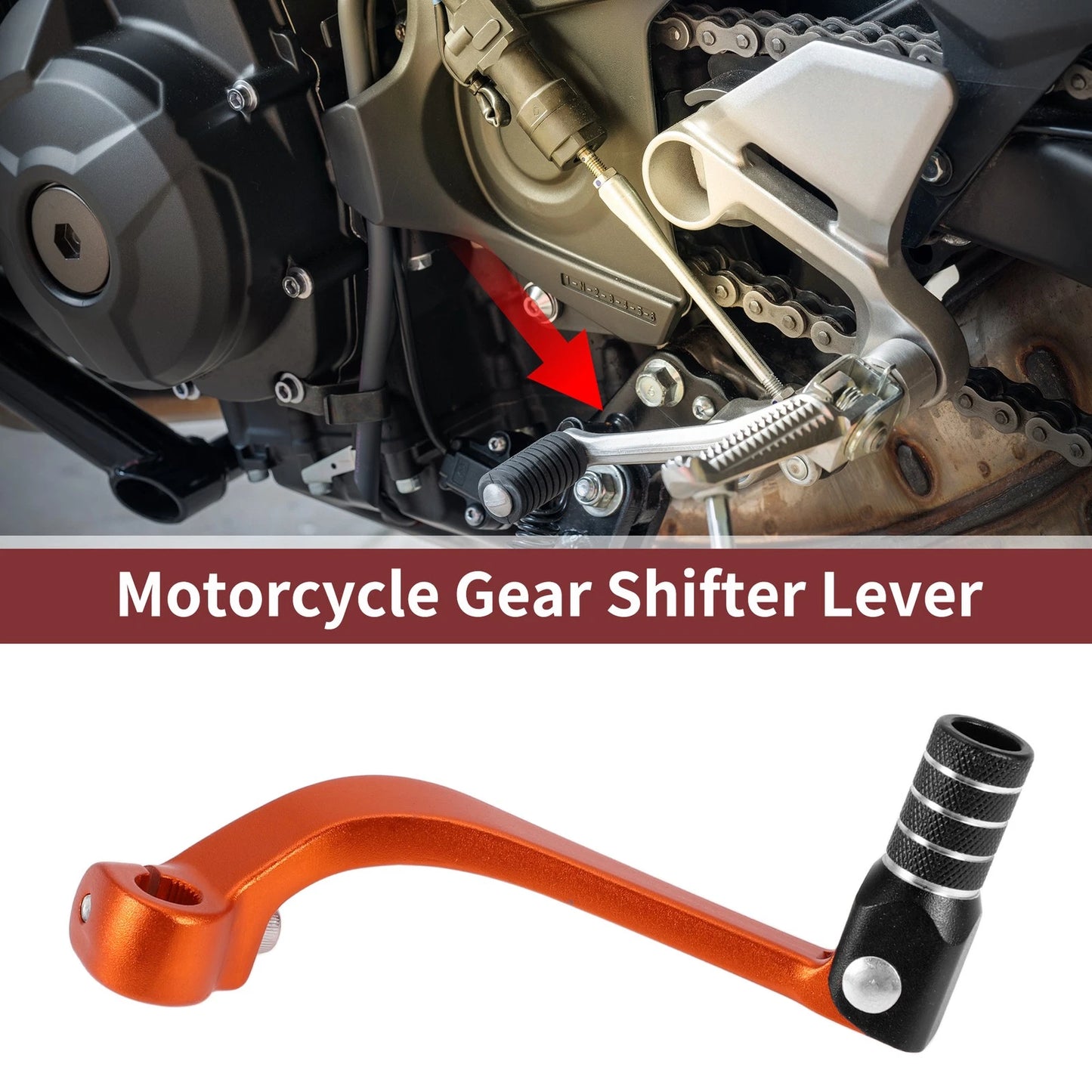 Folding Gear Shifter Lever / 1 Pc / for Honda CRF110F (2013–2018)