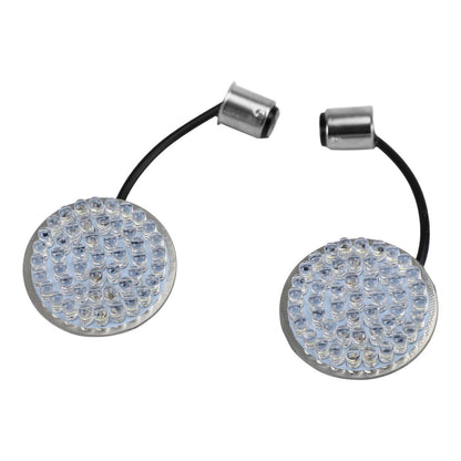 2Pcs 1157 Turn Signal Lights for Harley Dyna, Softail, Street Glide, Road King (2000-2023)