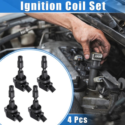 4 Pcs Ignition Coils for Hyundai Elantra L4 1.6L (2017-2019)