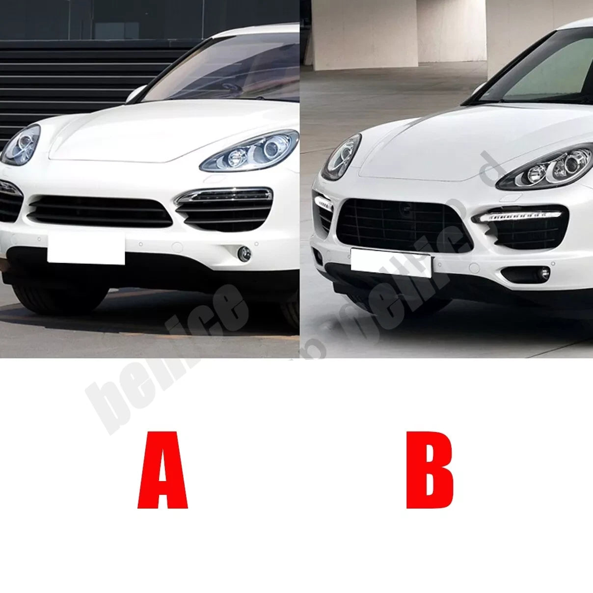 Front Bumper Headlight Washer Nozzle Cover Cap for Porsche Cayenne (2011–2014)