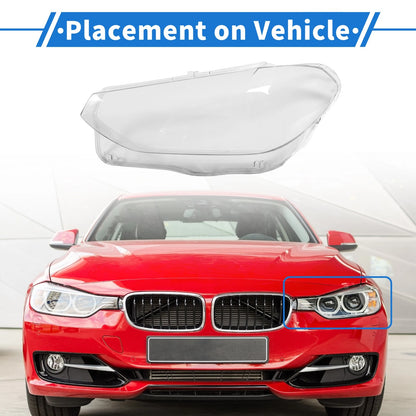 Front Left Headlight Lens Cover for BMW X3 X4 (2018 - 2021)