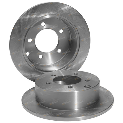 LH+RH Rear Disc Brake Rotors for Mitsubishi Lancer (2007-2010)