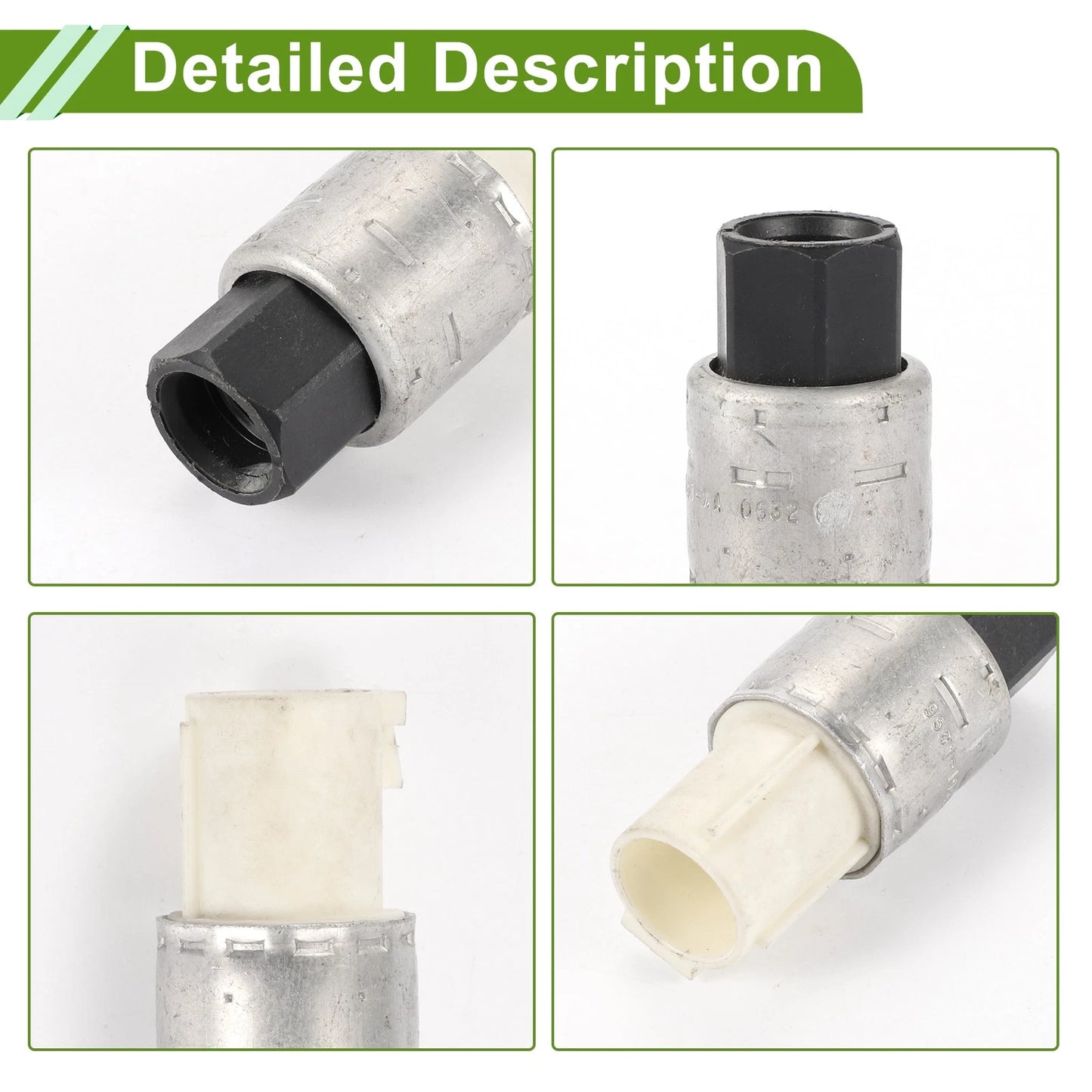 A/C Pressure Switch Sensor for Ford F-150 (1997-2004) Plastic Metal 1 x Pcs