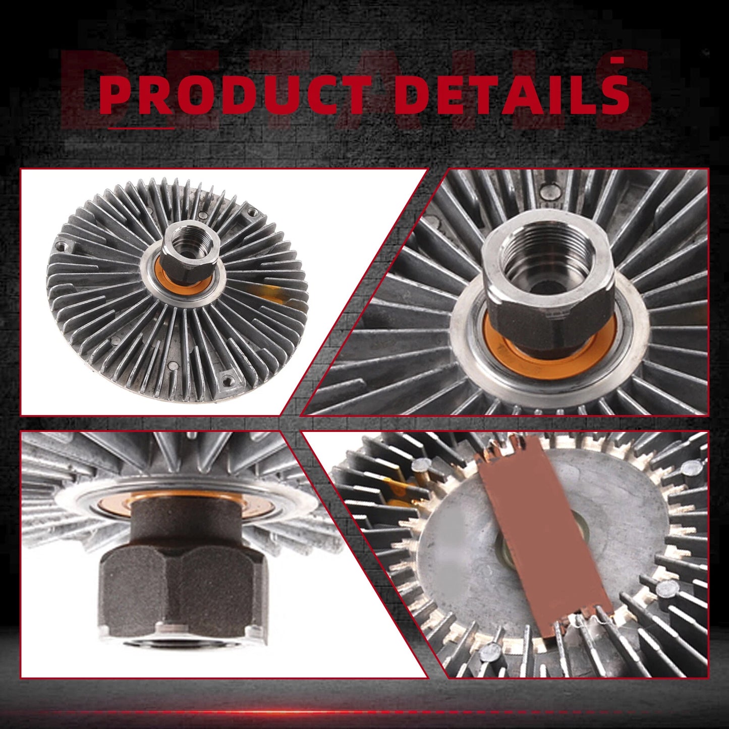 Engine Clutch Fan for BMW 3 Series E46, X5 E53 320d 3.0d (1998-2003)