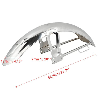 Front Mudguard Chrome Metal for Honda CG125