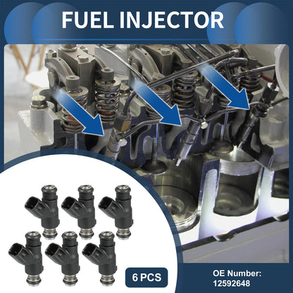 3.5L Fuel Injector for Chevrolet Impala 6 Pcs (2007-2010)