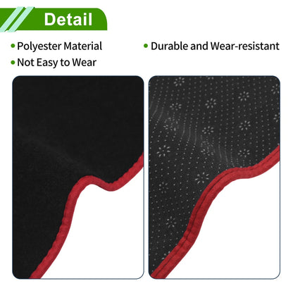Dashboard Cover for Toyota Roomy Tank 2016-2020 Black Red 1 x Anti-Slip