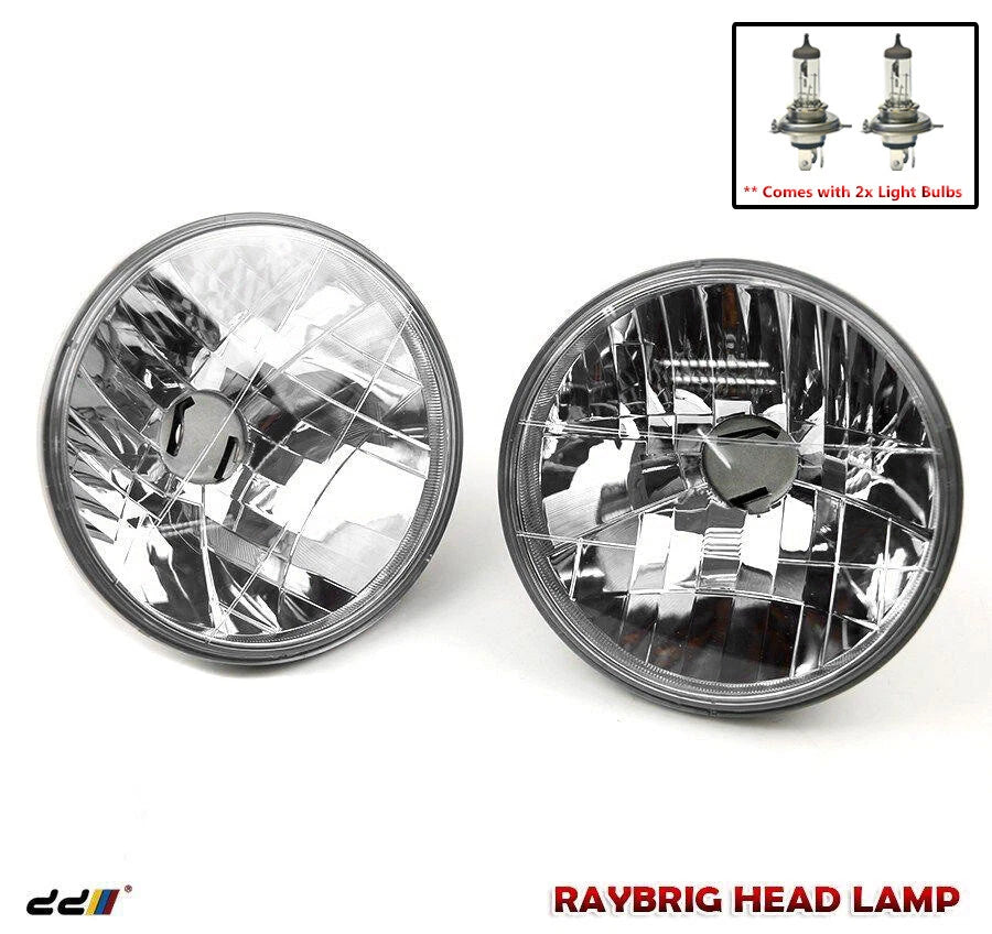 Chrome Round Headlight for Land Cruiser 70 BJ70 FJ75 HZJ75 HZJ78 (1984-2023)