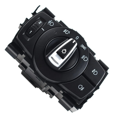 1x Black Headlight Switch for BMW 1 3 Series X1 E84 E88 E90 E92 (2007-2013)