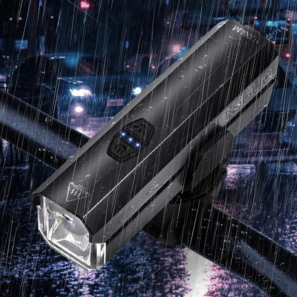 Rechargeable Front Bike Headlight Light for Cycling (Waterproof)