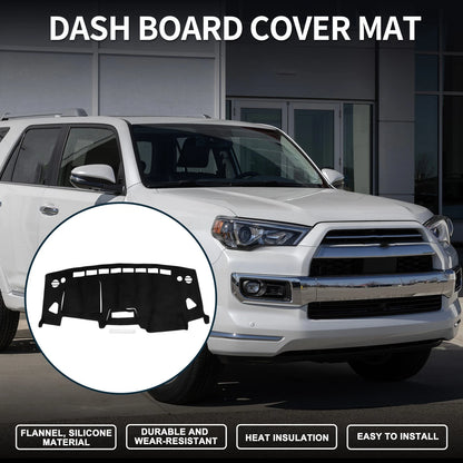 Dashboard Cover Mat for Suzuki Solio MA15S (2001-2008) Black 1 Set