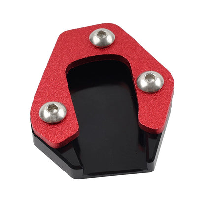Red Kickstand Sidestand Foot Enlarger Pad for HONDA DAX125 MONKEY GROM MSX 125