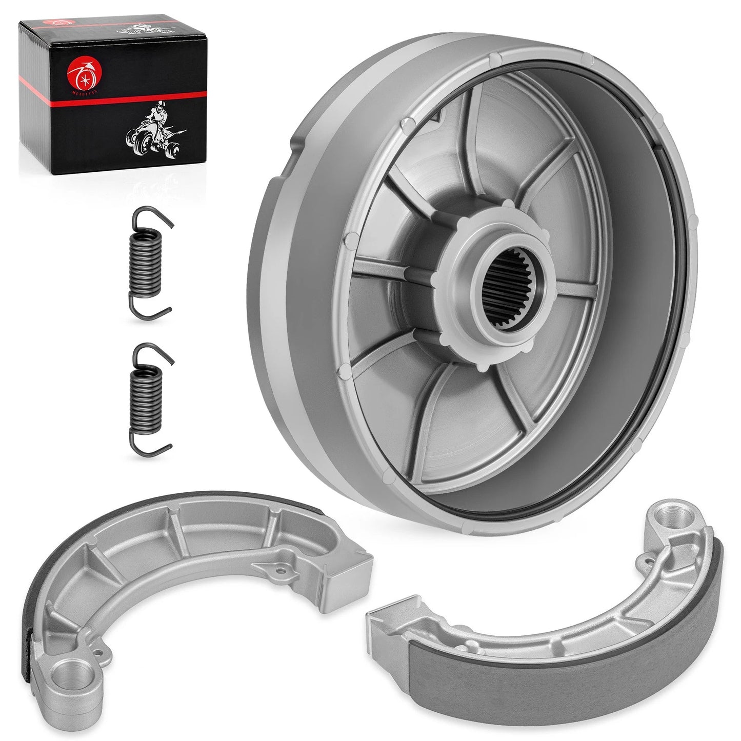Rear Brake Drum Hub & Shoes for Honda Foreman 450 TRX450S/ES/FE/FM 98-04