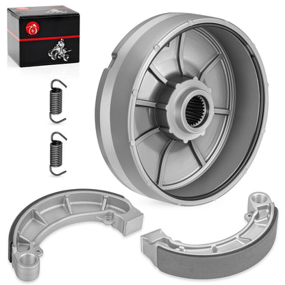 Rear Brake Drum Hub & Shoes for Honda Foreman 450 TRX450S/ES/FE/FM 98-04