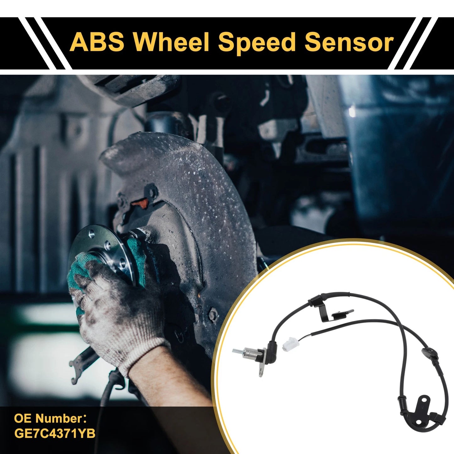 ABS Wheel Speed Sensor for Mazda 626 (1997-2002) Rear Right