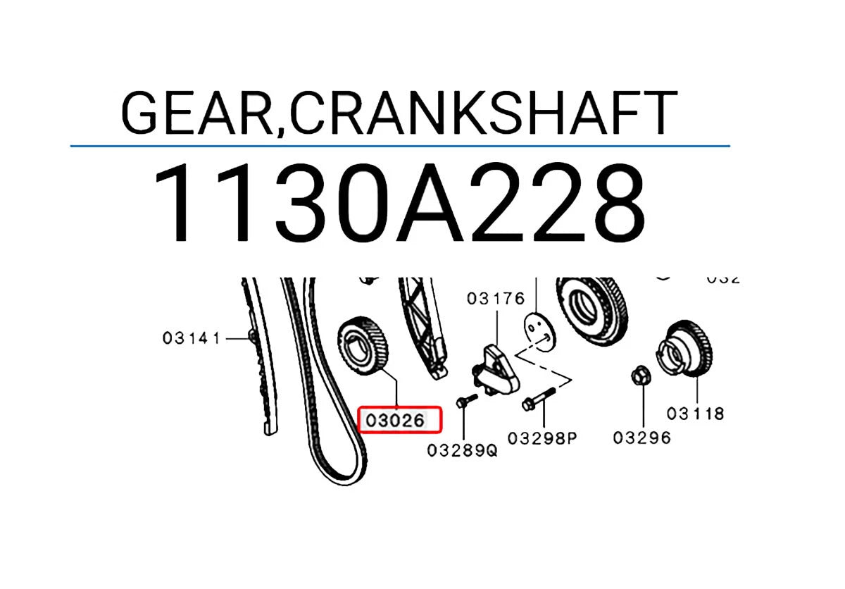 Crankshaft for L200 Triton 2.4 Diesel (2015-2022)
